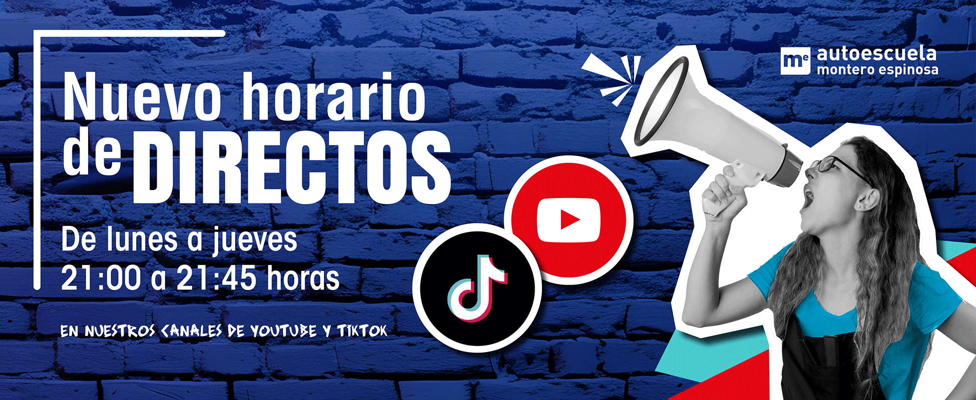 directos de teorica en nuestro canal de youtube y tik tok